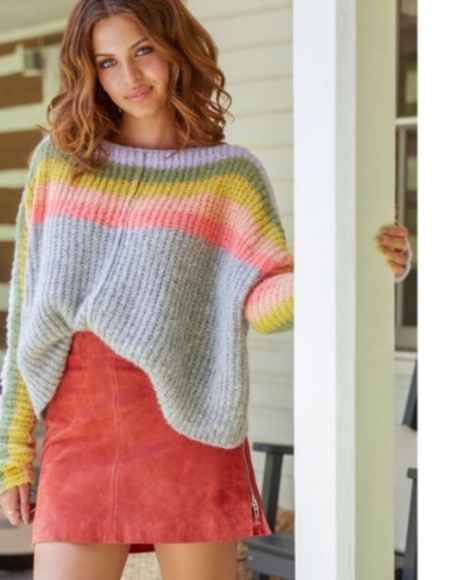 FREE PEOPLE | See The Rainbow Sweater NEW - Picture 4 of 11